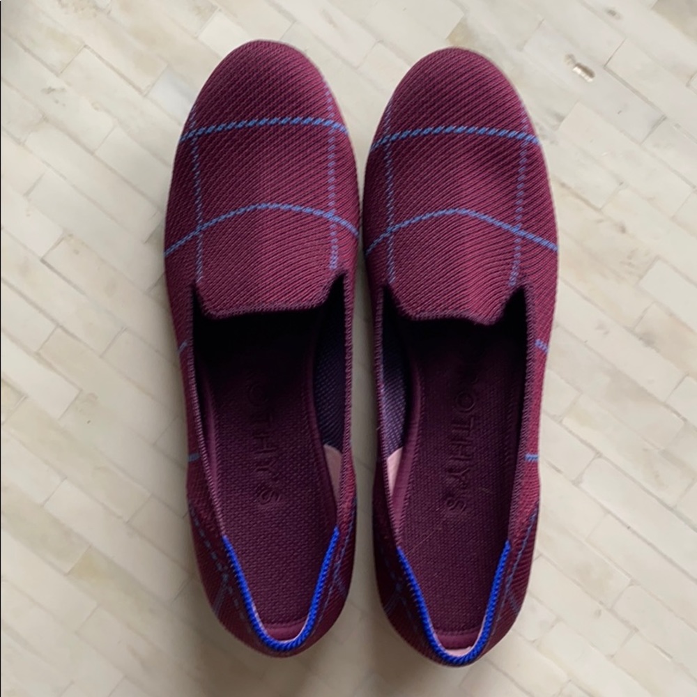 Rothy’s plaid flats